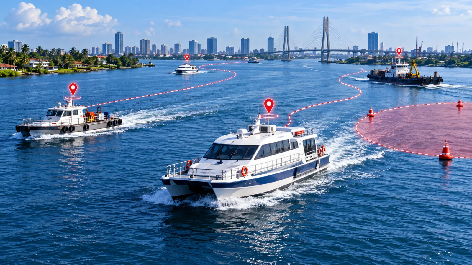 GPS tracking for boats on Nigerian inland waterways