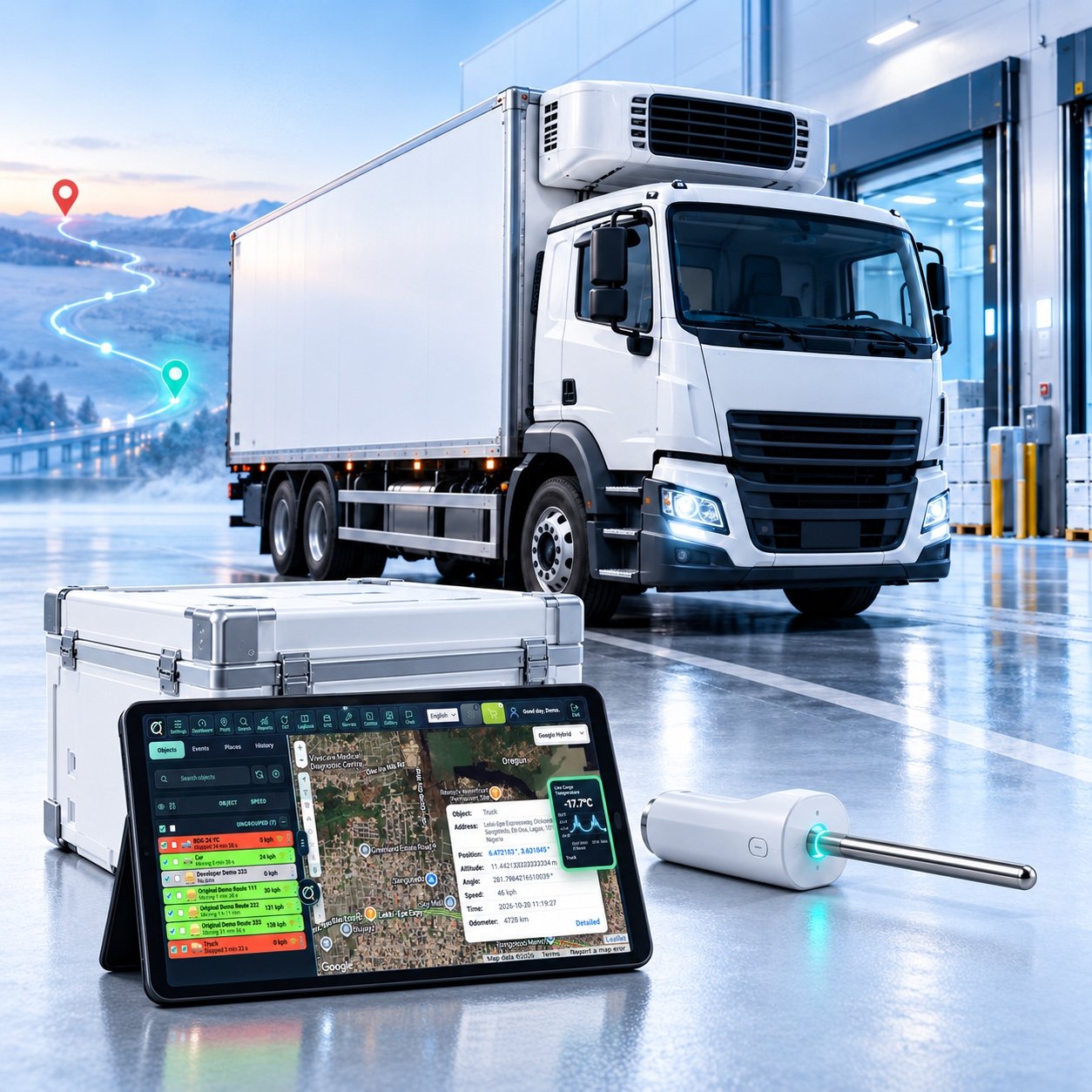 Ciska Cold temperature and route monitoring