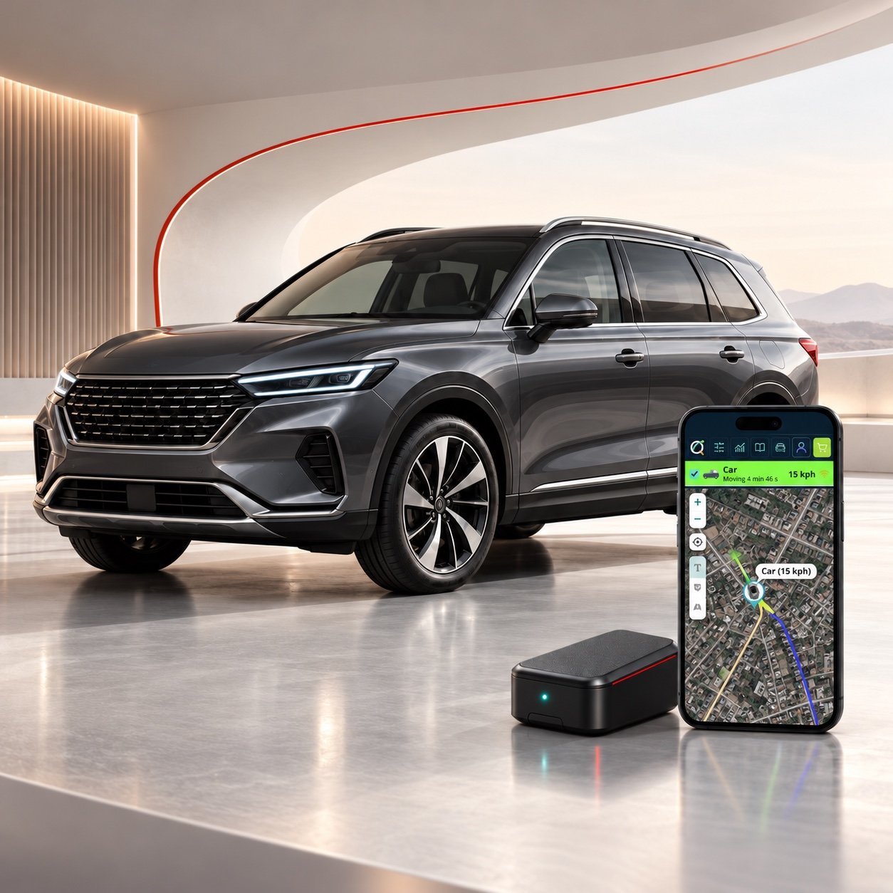 Ciska Hybrid private vehicle live tracking