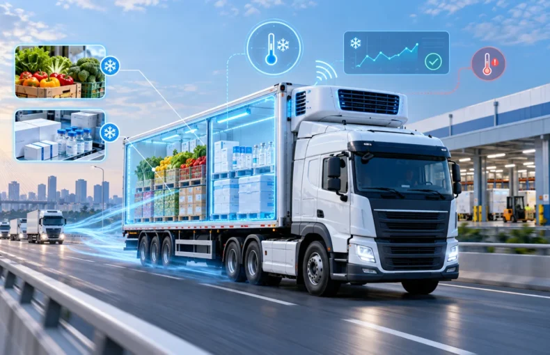Cold-chain GPS and temperature monitoring