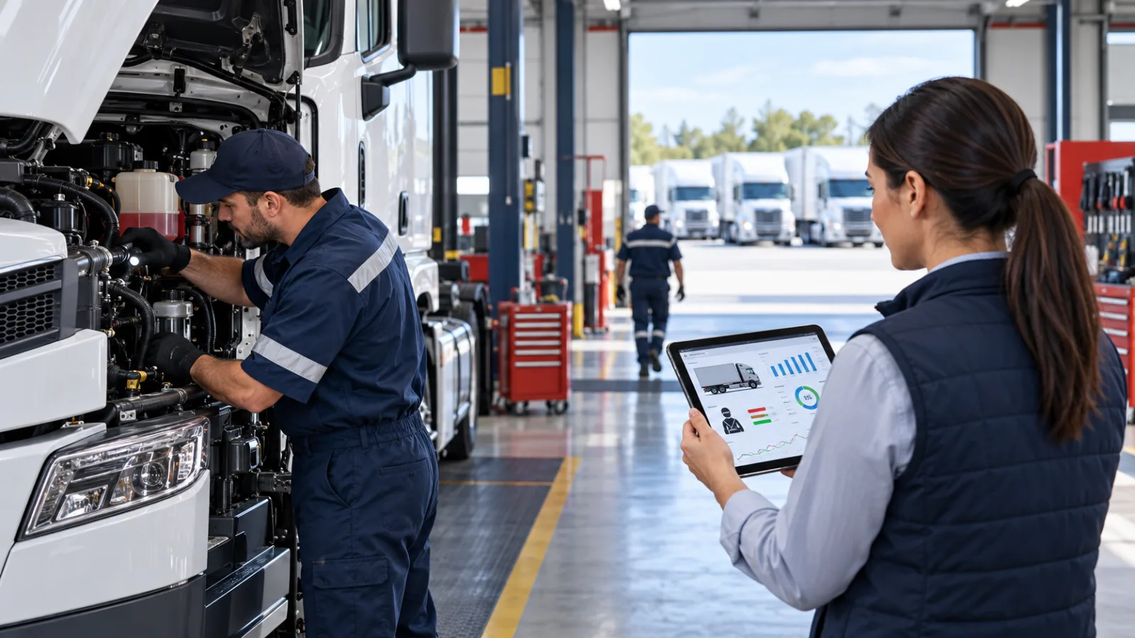 Preventive fleet maintenance and driver safety